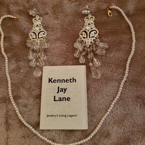 Sparkling beautiful long earrings